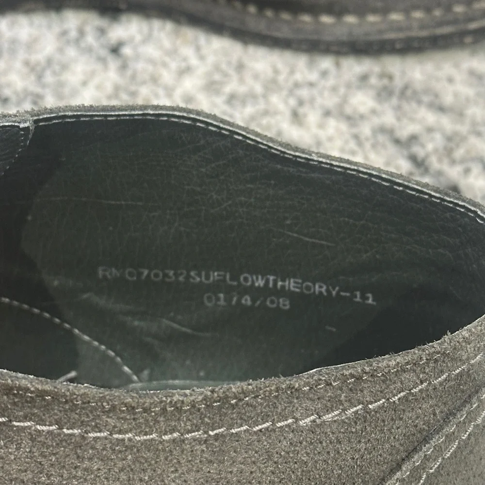 Kenneth Cole‎ Reaction Mens 11 Gray Suede Leather Ankle Chukka Boots Work